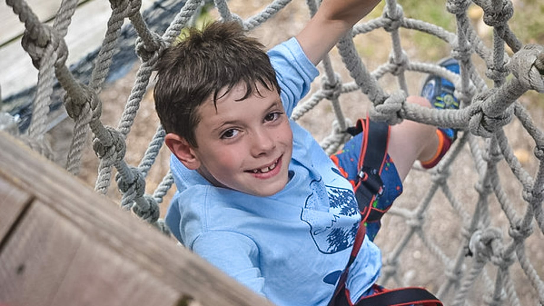 Boy on playground